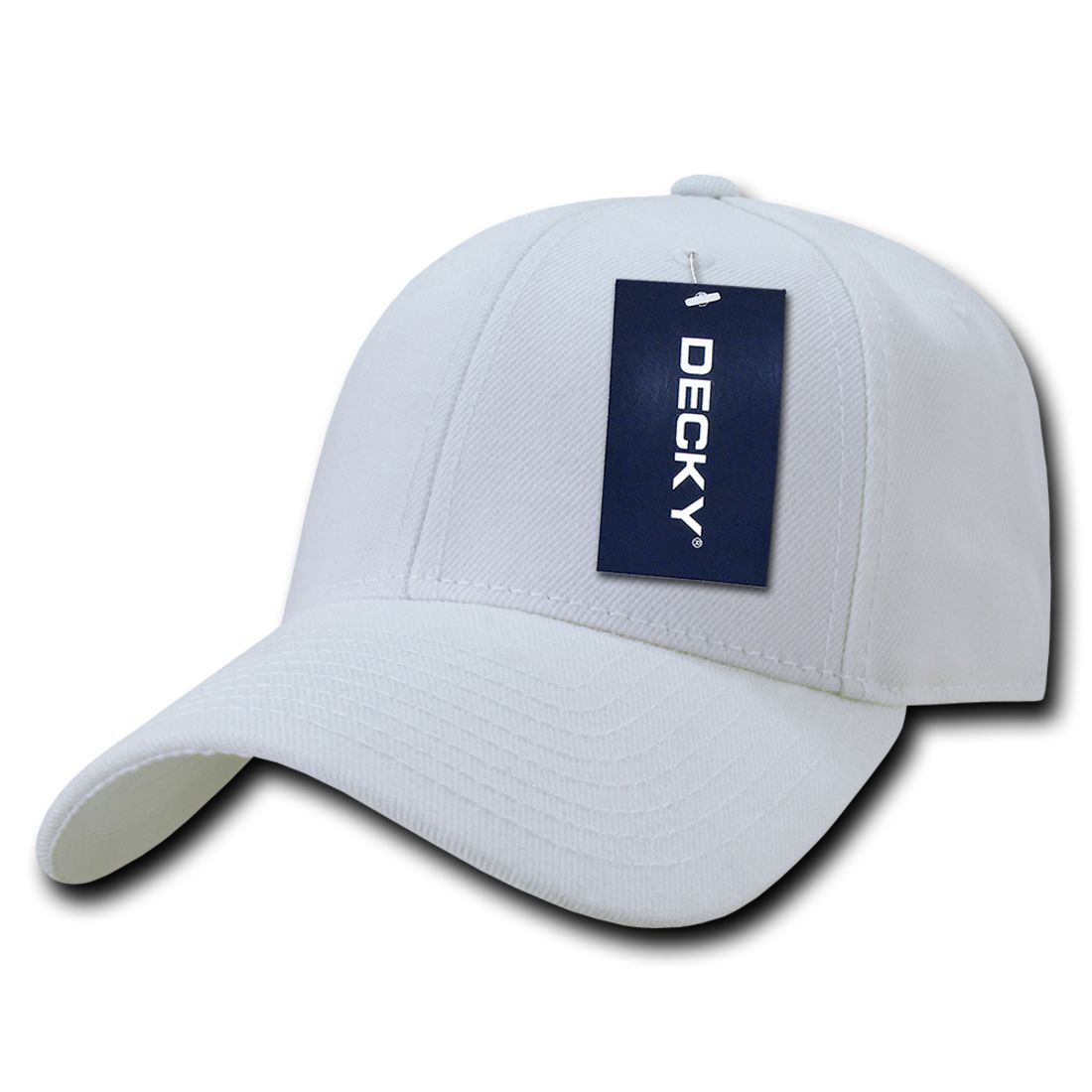 Decky 206 Low Profile Dad Hats 6 Panel Curved Bill Baseball Caps Structured Wholesale