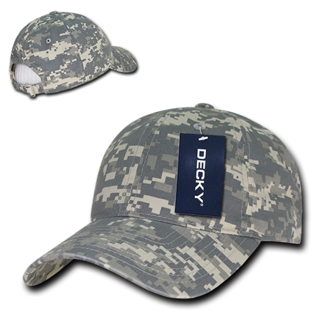 Decky 216 Relaxed Camouflage Dad Hats Low Profile 6 Panel  Curved Bill Caps Wholesale