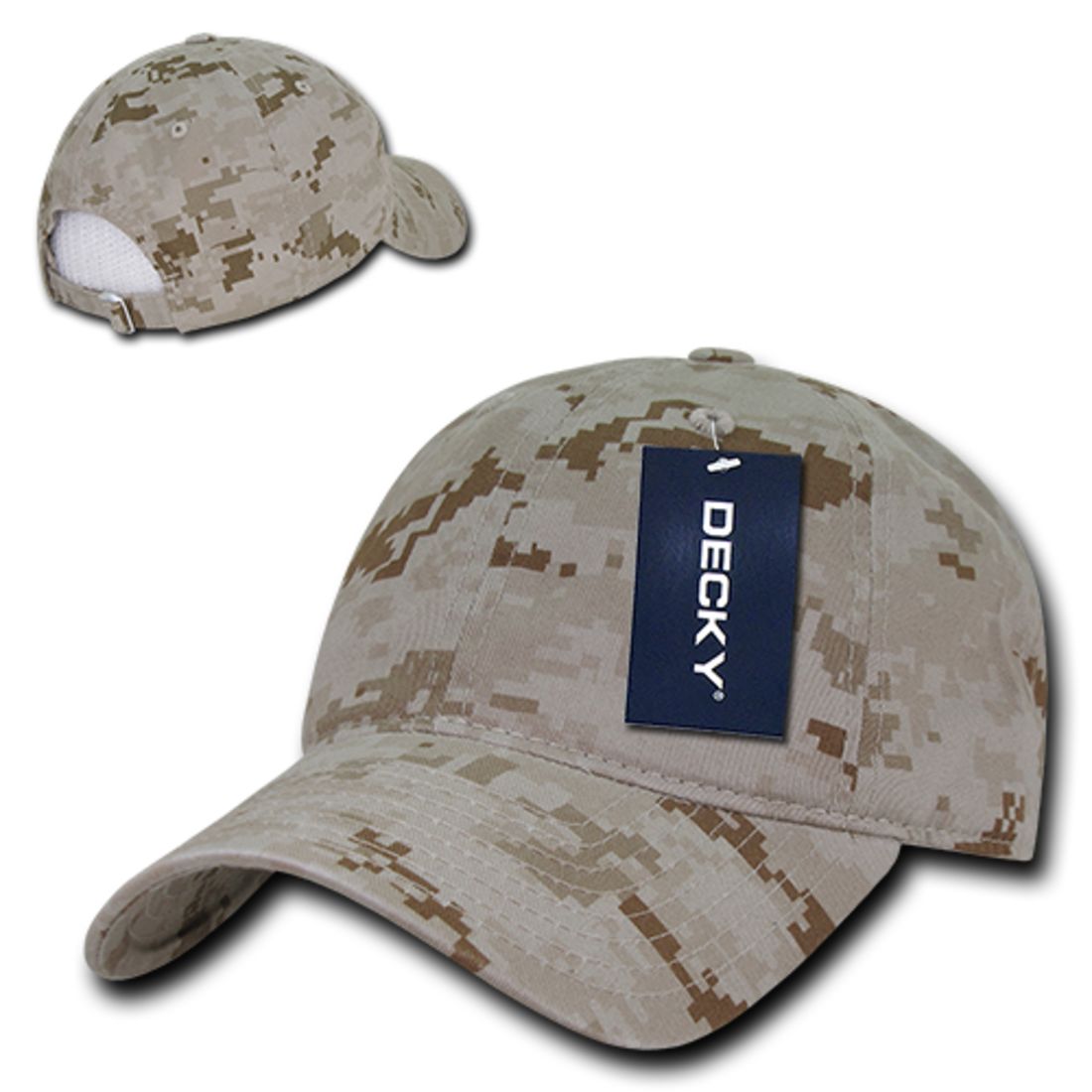 Decky 216 Relaxed Camouflage Dad Hats Low Profile 6 Panel  Curved Bill Caps Wholesale