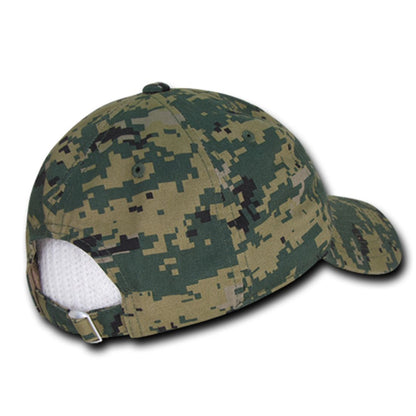 Decky 216 Relaxed Camouflage Dad Hats Low Profile 6 Panel  Curved Bill Caps Wholesale