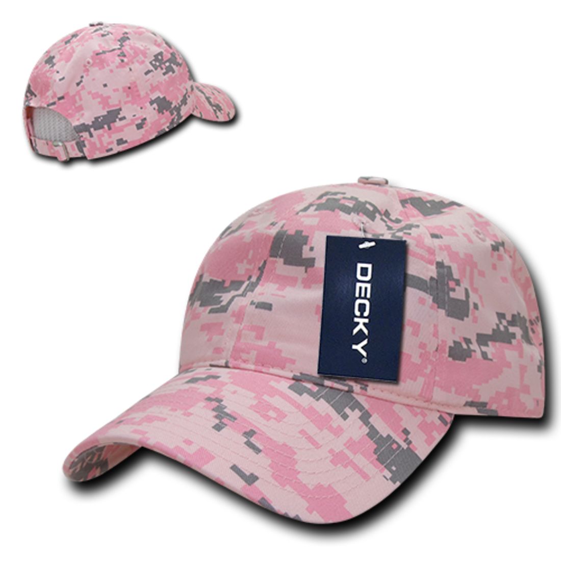 Decky 216 Relaxed Camouflage Dad Hats Low Profile 6 Panel  Curved Bill Caps Wholesale