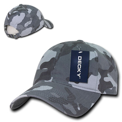 Decky 216 Relaxed Camouflage Dad Hats Low Profile 6 Panel  Curved Bill Caps Wholesale