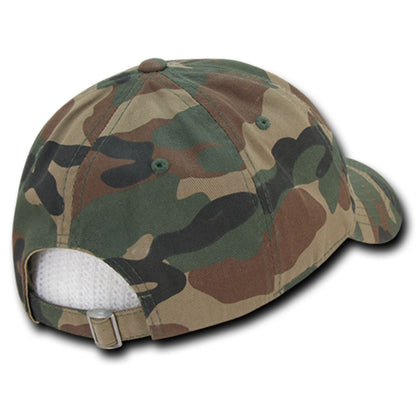 Decky 216 Relaxed Camouflage Dad Hats Low Profile 6 Panel  Curved Bill Caps Wholesale