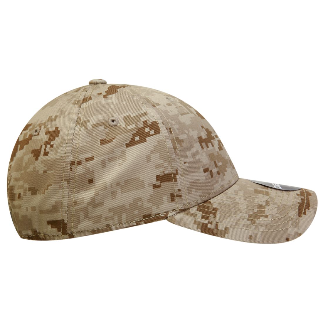 Decky 217 Structured Camouflage Hats Low Profile 6 Panel Curved Bill Caps