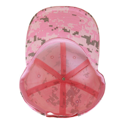 Decky 217 Structured Camouflage Hats Low Profile 6 Panel Curved Bill Caps