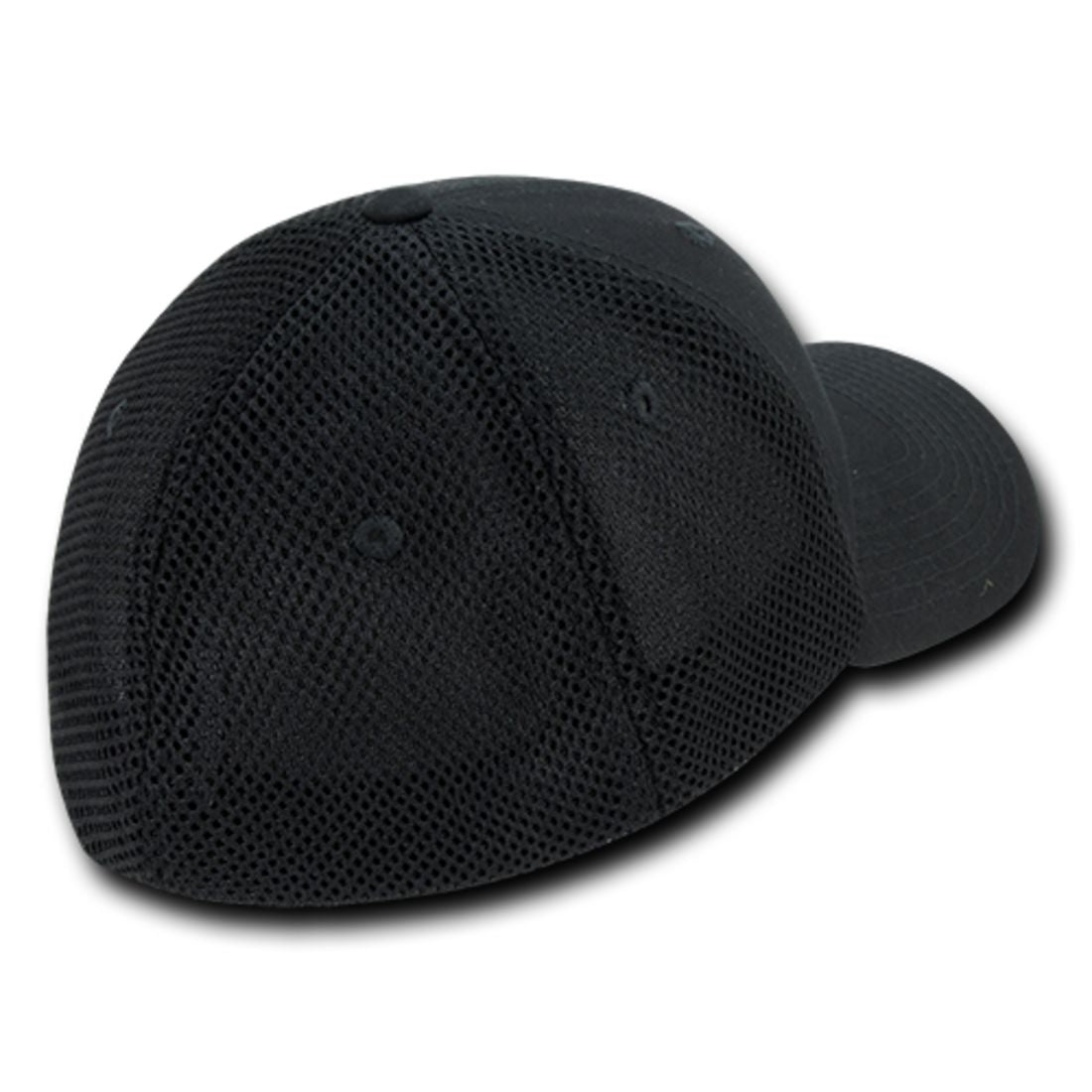 Decky 219 Aero Mesh Flex Hats Low Profile 6 Panel Baseball Caps Structured Wholesale