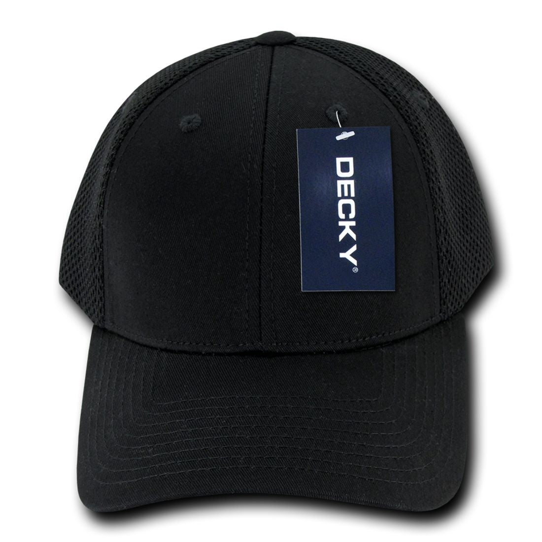 Decky 219 Aero Mesh Flex Hats Low Profile 6 Panel Baseball Caps Structured Wholesale