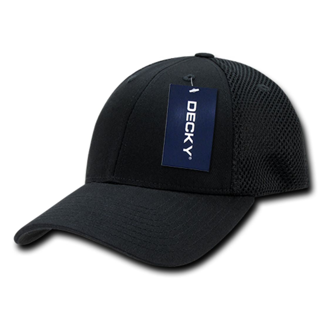 Decky 219 Aero Mesh Flex Hats Low Profile 6 Panel Baseball Caps Structured Wholesale