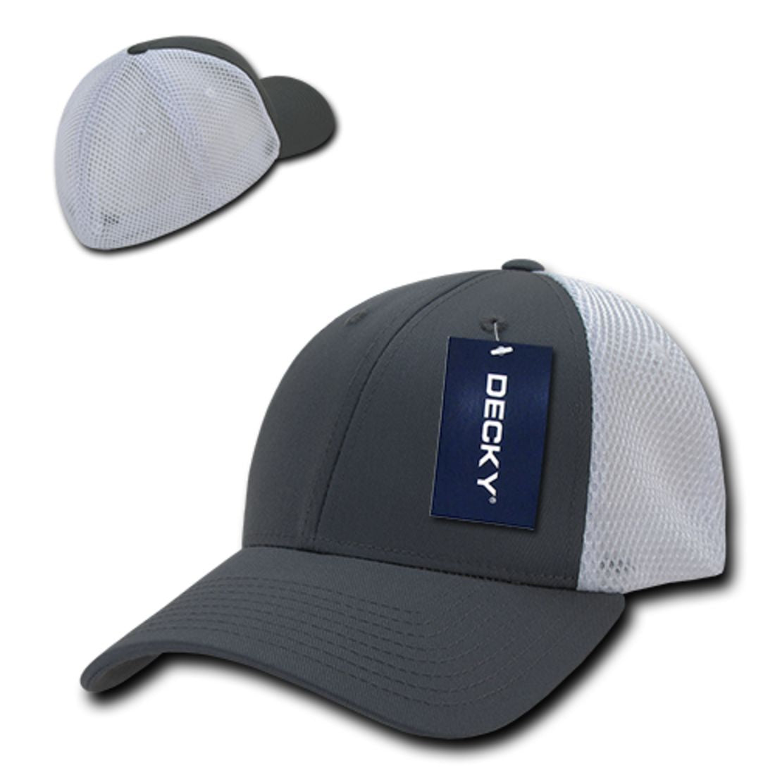 Decky 219 Aero Mesh Flex Hats Low Profile 6 Panel Baseball Caps Structured Wholesale