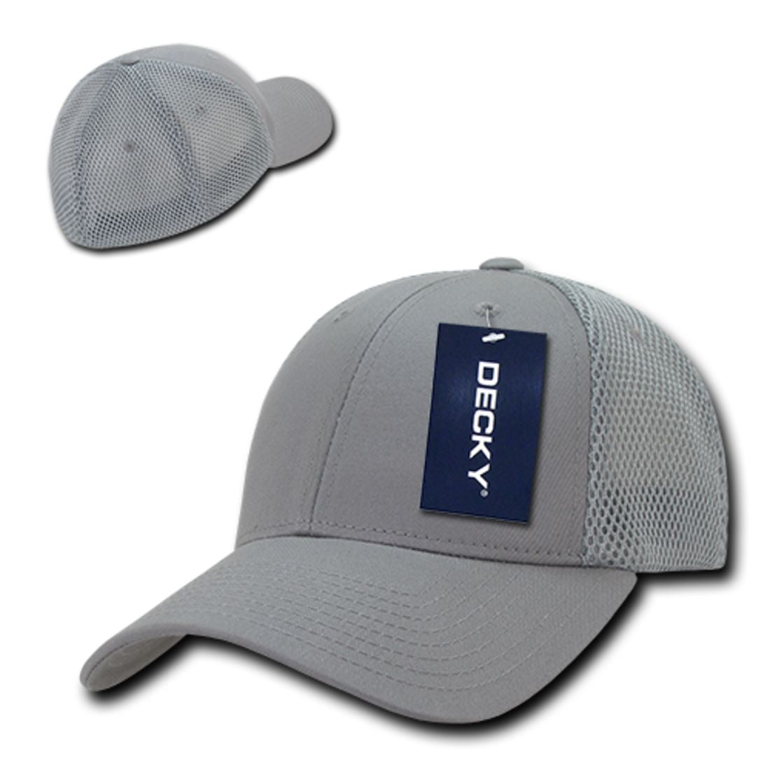 Decky 219 Aero Mesh Flex Hats Low Profile 6 Panel Baseball Caps Structured Wholesale