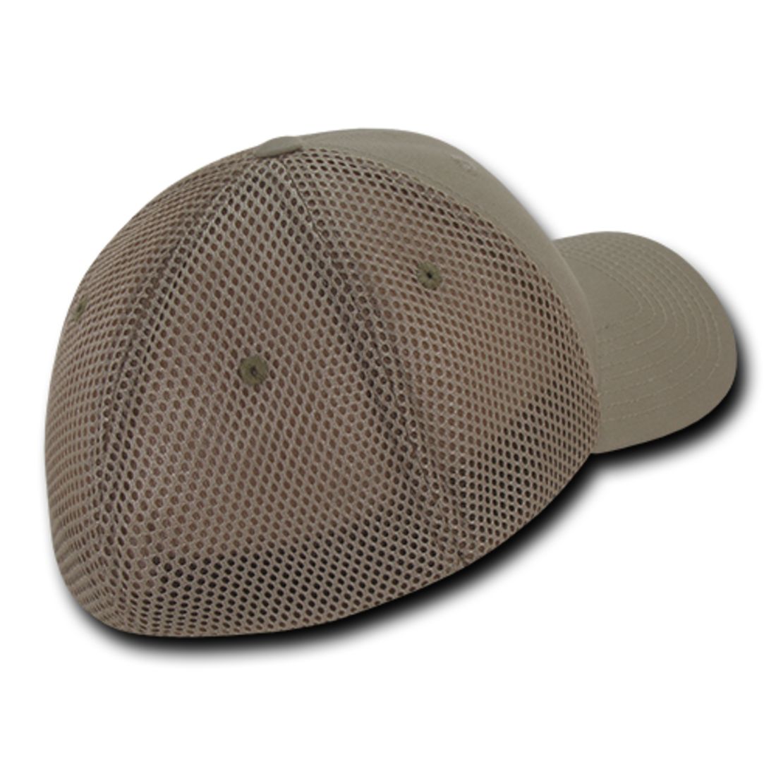 Decky 219 Aero Mesh Flex Hats Low Profile 6 Panel Baseball Caps Structured Wholesale