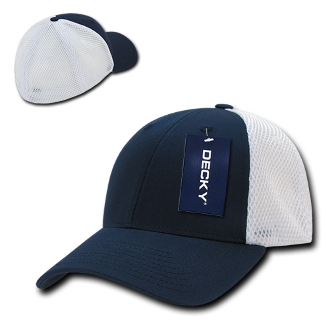 Decky 219 Aero Mesh Flex Hats Low Profile 6 Panel Baseball Caps Structured Wholesale