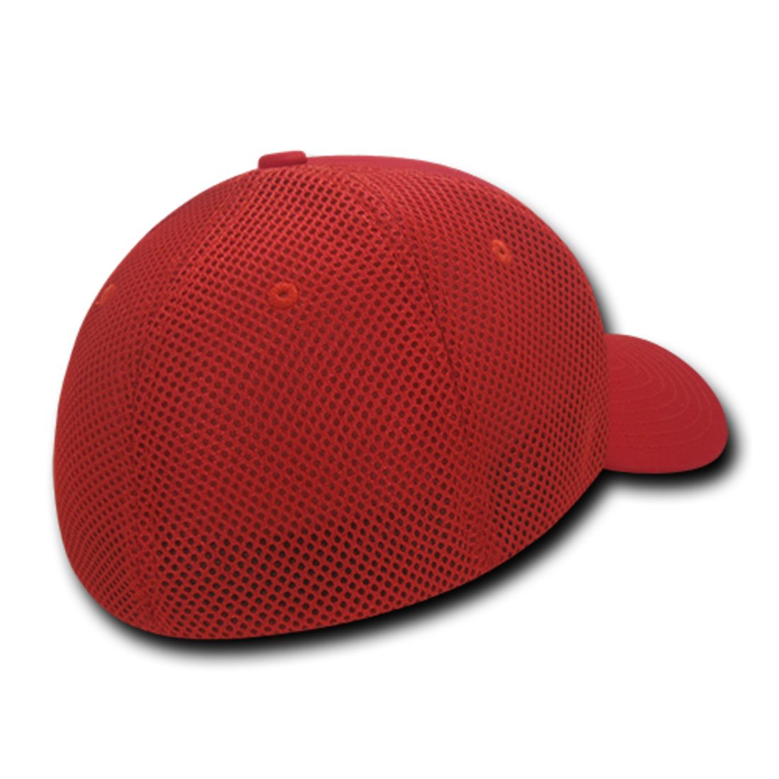 Decky 219 Aero Mesh Flex Hats Low Profile 6 Panel Baseball Caps Structured Wholesale