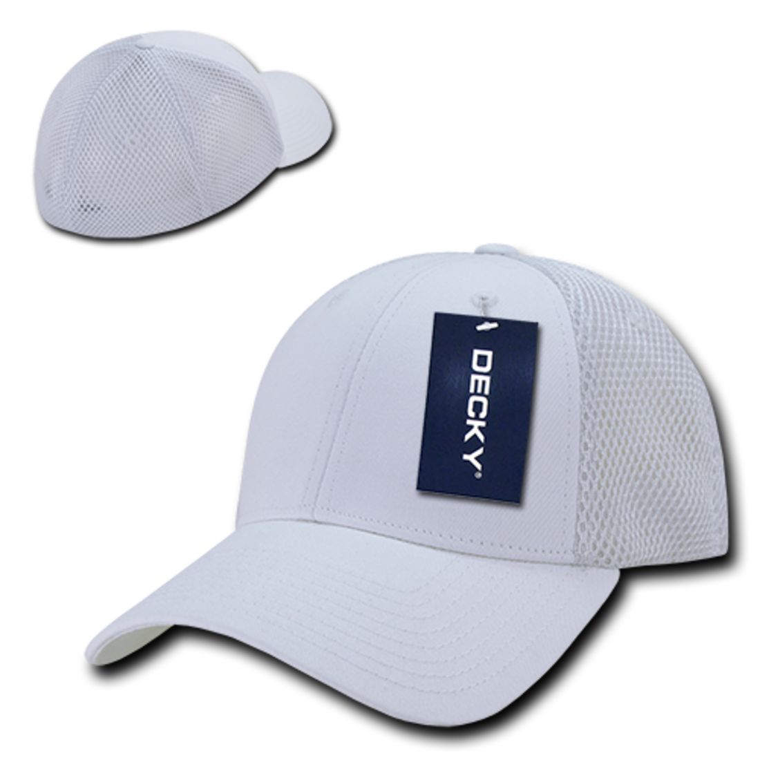 Decky 219 Aero Mesh Flex Hats Low Profile 6 Panel Baseball Caps Structured Wholesale