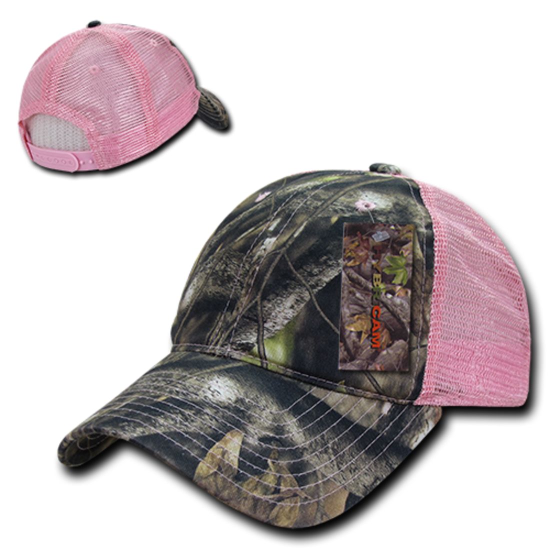 Decky 227 Relaxed Camouflage Hybricam Trucker Hats Low Profile 6 Panel Baseball Caps Wholesale