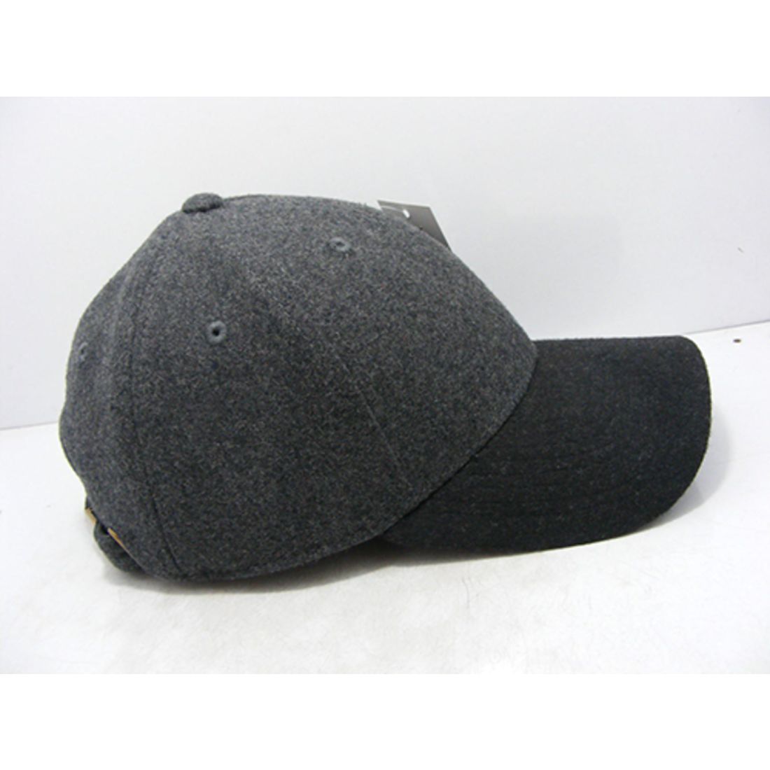 Decky 236 Melton Wool Baseball Hats Low Corwn 6 Panel Curved Bill Caps Wholesale