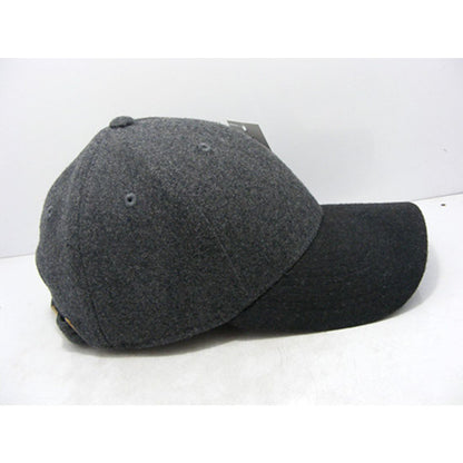 Decky 236 Melton Wool Baseball Hats Low Corwn 6 Panel Curved Bill Caps Wholesale