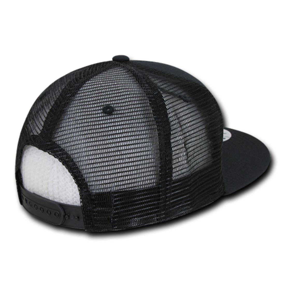 Decky 241 Ripstop Trucker Hats High Profile 6 Panel Flat Bill Baseball Caps Wholesale
