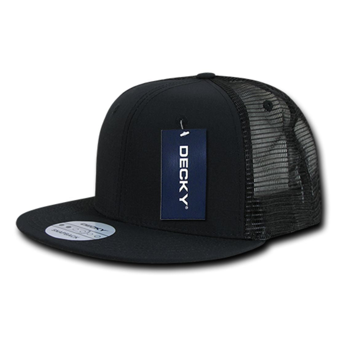 Decky 241 Ripstop Trucker Hats High Profile 6 Panel Flat Bill Baseball Caps Wholesale