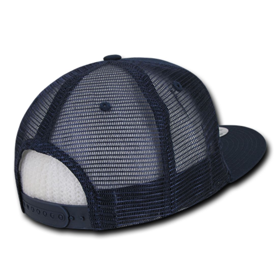 Decky 241 Ripstop Trucker Hats High Profile 6 Panel Flat Bill Baseball Caps Wholesale