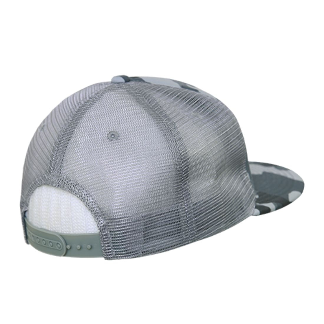 Decky 254 Camouflage Foam Mesh Trucker Hats 5 Panel Flat Bill Snapback Caps Wholesale