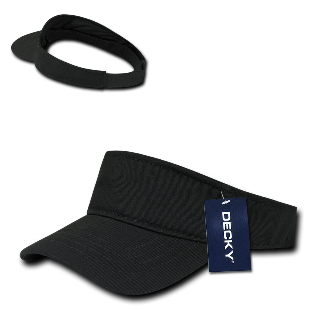 Decky 3001 Classic Blank Sports Sun Visors Hats Golf Caps Cotton Summer Wholesale