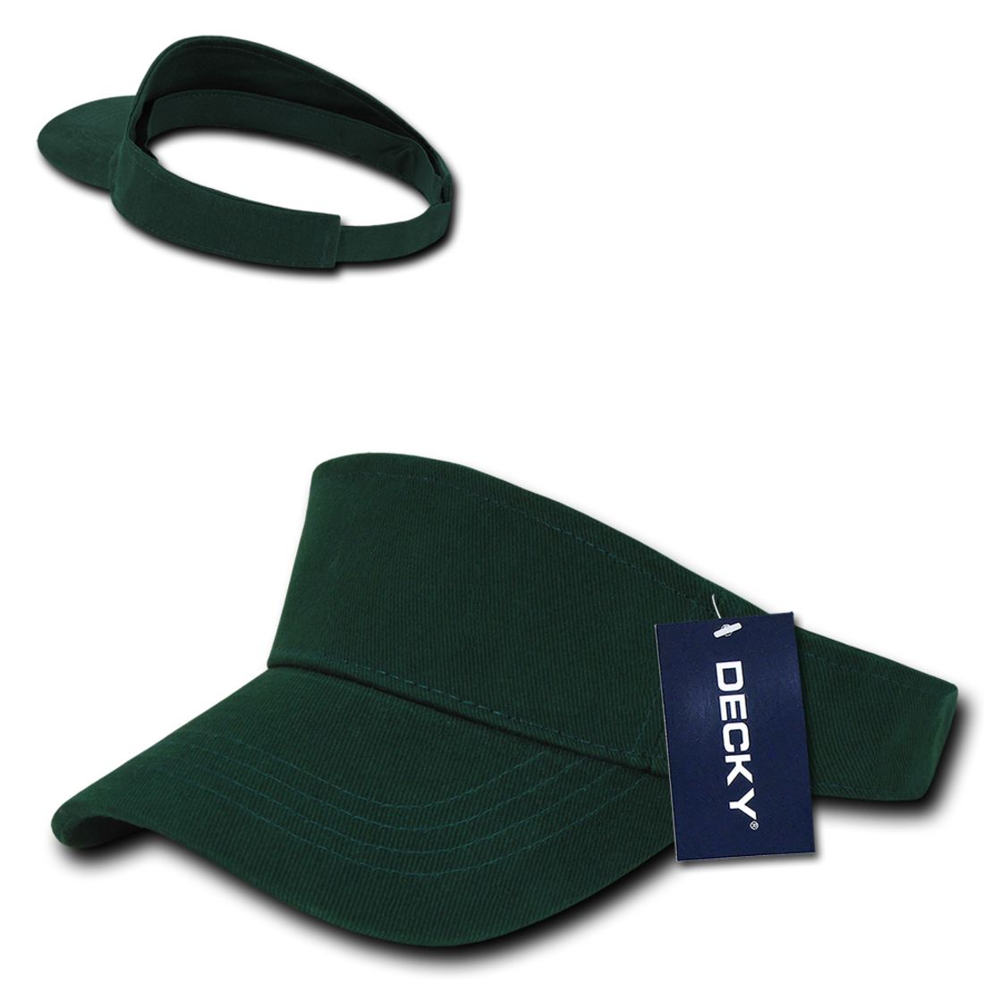 Decky 3001 Classic Blank Sports Sun Visors Hats Golf Caps Cotton Summer Wholesale