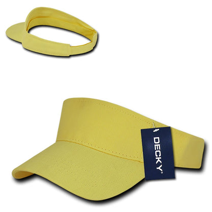 Decky 3001 Classic Blank Sports Sun Visors Hats Golf Caps Cotton Summer Wholesale