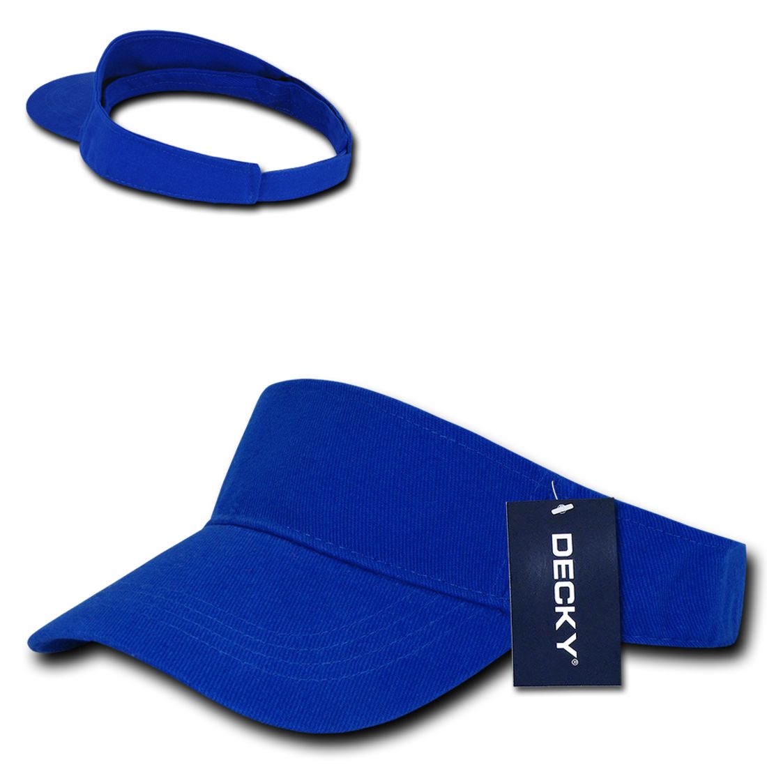 Decky 3001 Classic Blank Sports Sun Visors Hats Golf Caps Cotton Summer Wholesale