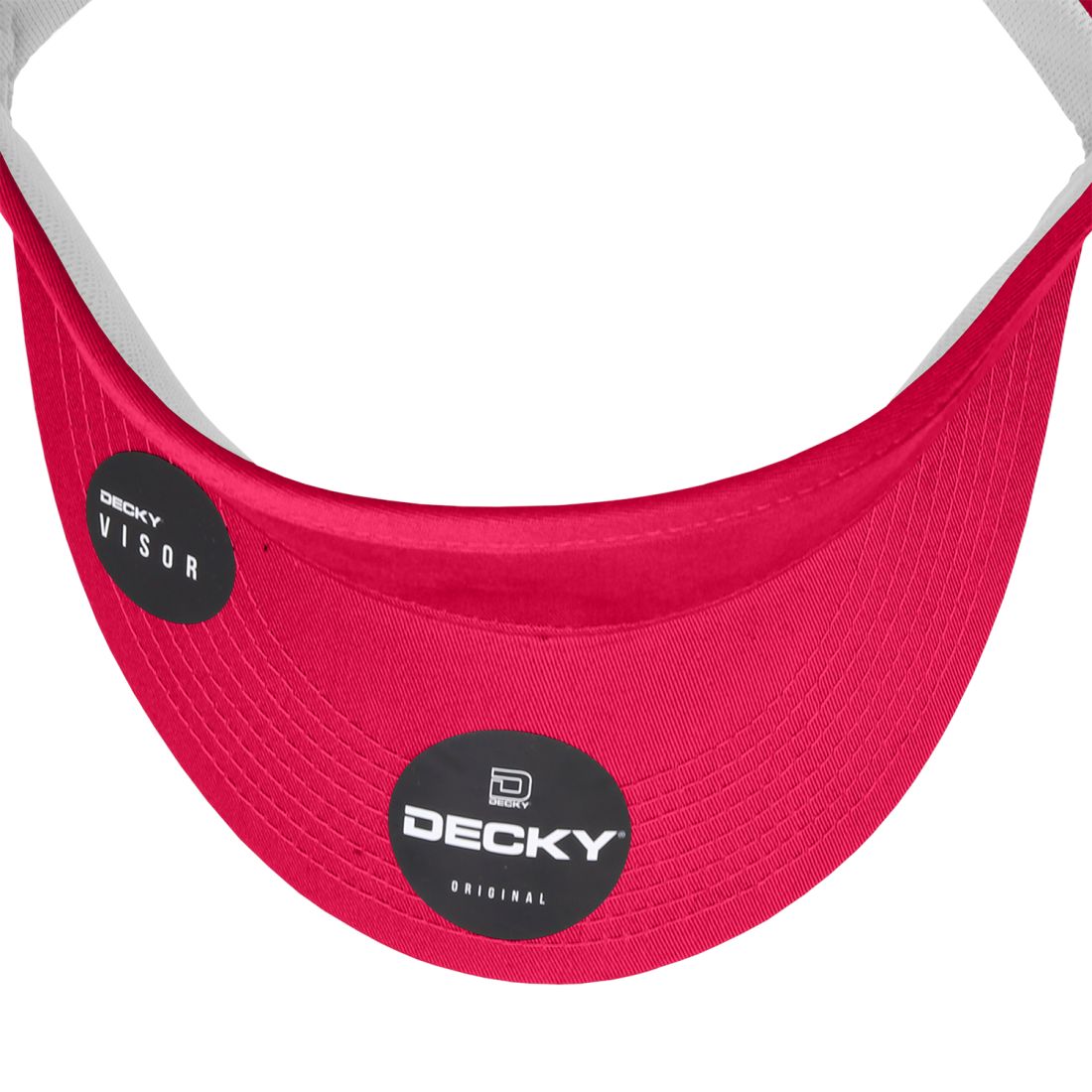 Decky 3015 High Profile Sun Visor Hats Curved Visors Caps Cotton Summer Wholesale