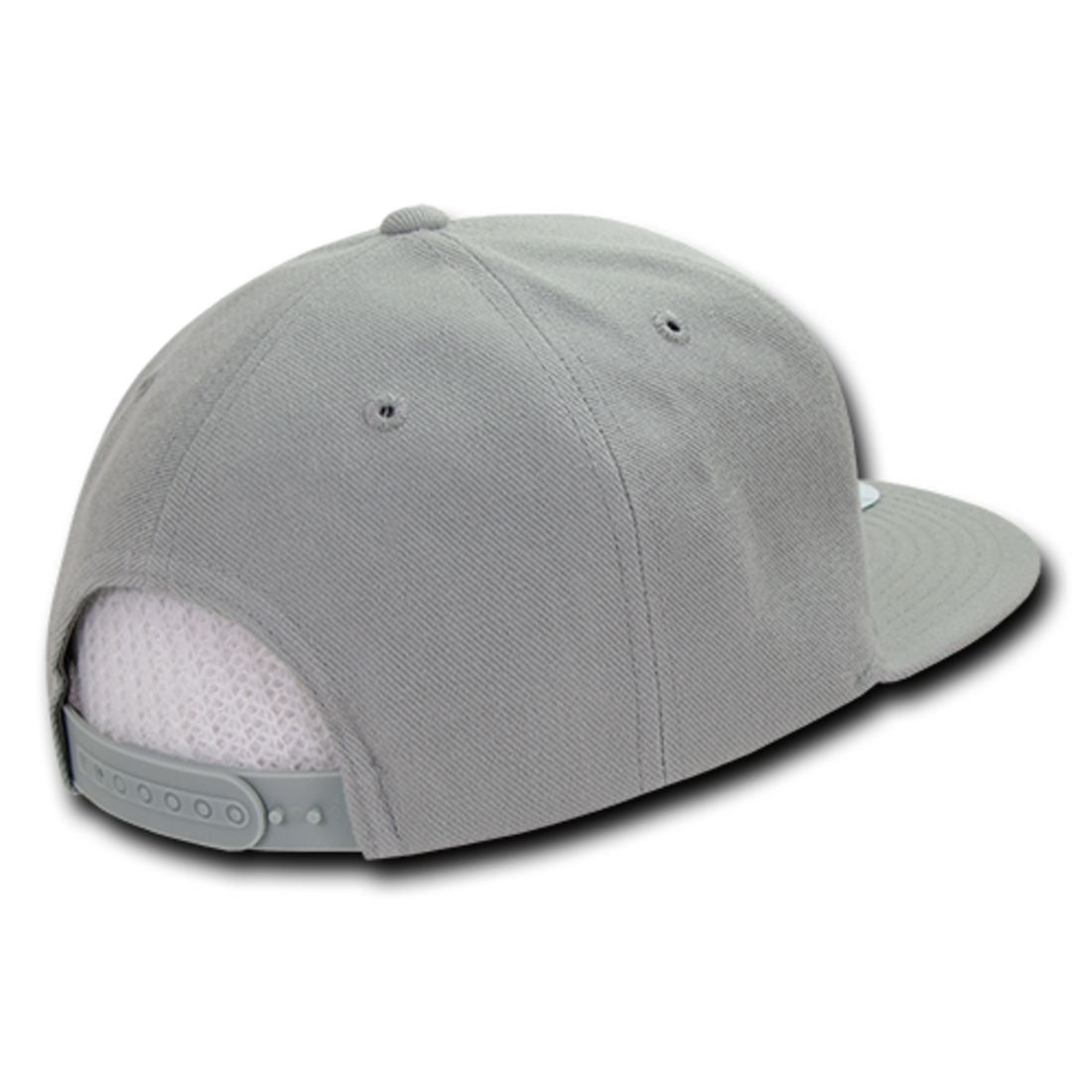 Decky 333 High Profile Structured Hats 5 Panel Flat Bill Snapback Baseball Caps Wholesale