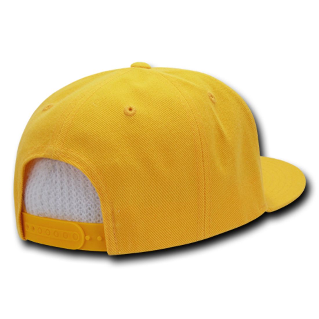 Decky 350 High Profile Snapback Hats 6 Panel Flat Bill Baseball Caps Blank Wholesale