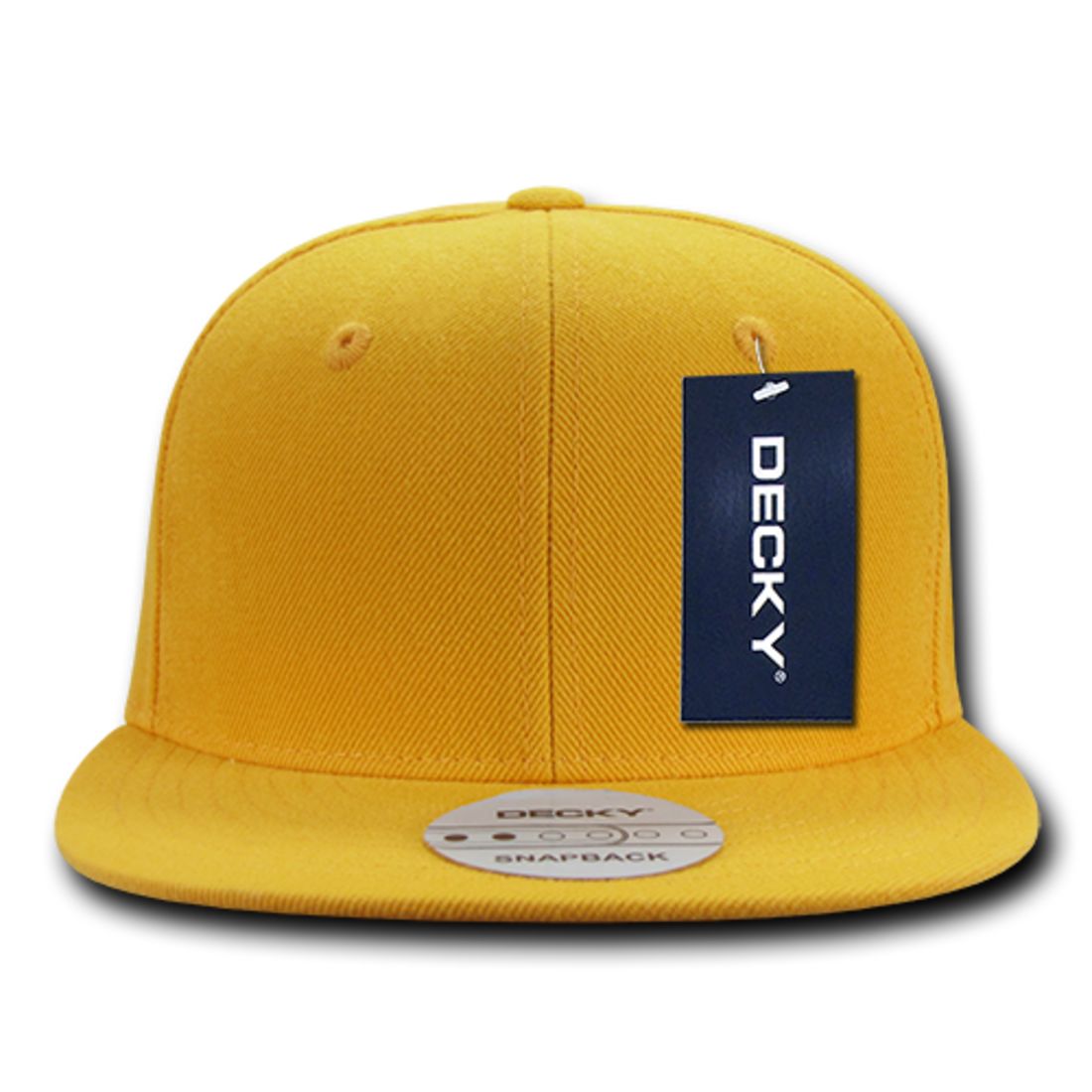 Decky 350 High Profile Snapback Hats 6 Panel Flat Bill Baseball Caps Blank Wholesale