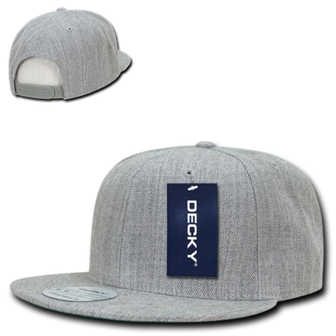 Decky 350 High Profile Snapback Hats 6 Panel Flat Bill Baseball Caps Blank Wholesale