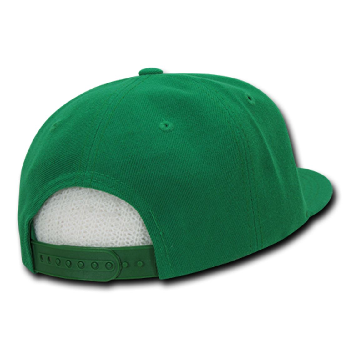 Decky 350 High Profile Snapback Hats 6 Panel Flat Bill Baseball Caps Blank Wholesale