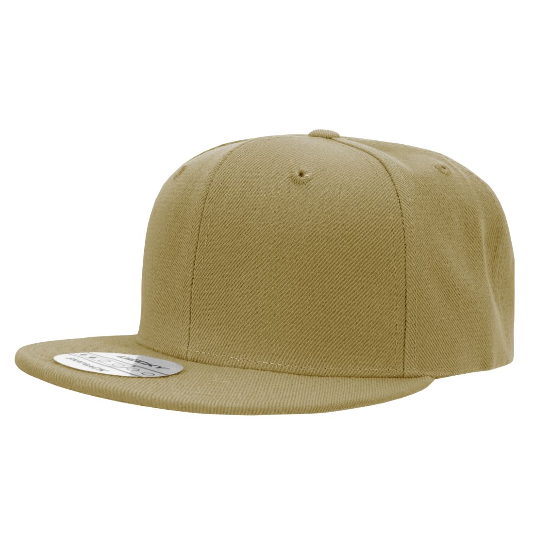 Decky 350 High Profile Snapback Hats 6 Panel Flat Bill Baseball Caps Blank Wholesale