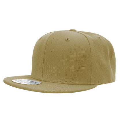 Decky 350 High Profile Snapback Hats 6 Panel Flat Bill Baseball Caps Blank Wholesale