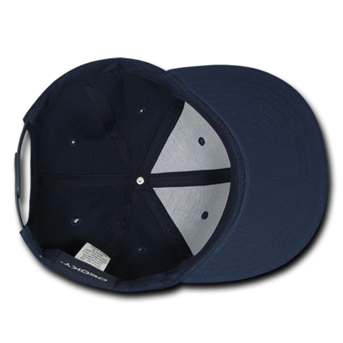 Decky 350 High Profile Snapback Hats 6 Panel Flat Bill Baseball Caps Blank Wholesale