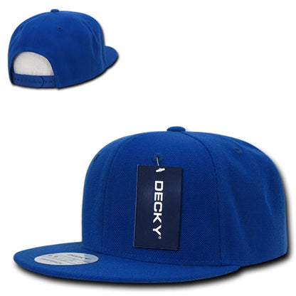 Decky 350 High Profile Snapback Hats 6 Panel Flat Bill Baseball Caps Blank Wholesale