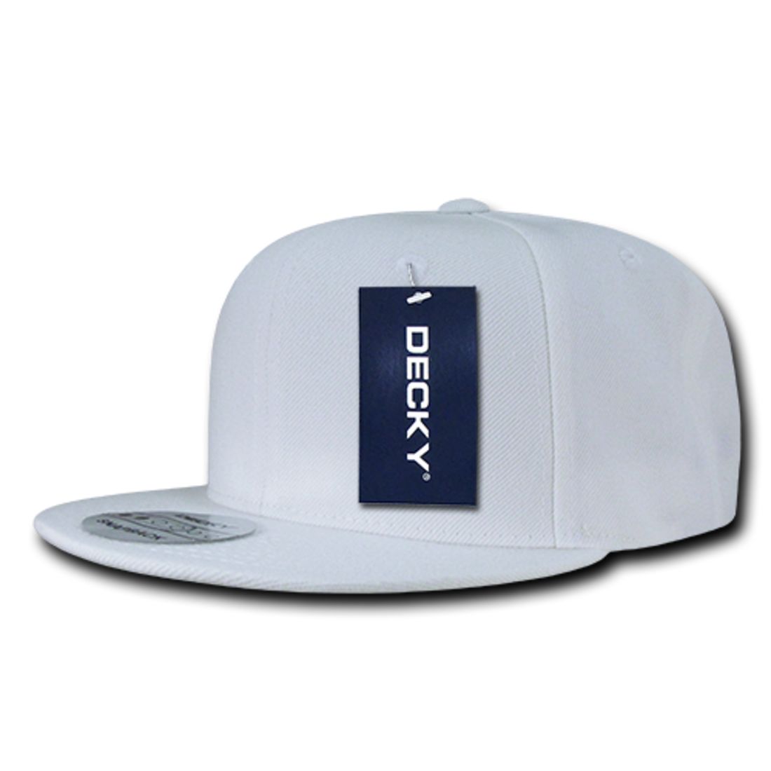 Decky 350 High Profile Snapback Hats 6 Panel Flat Bill Baseball Caps Blank Wholesale