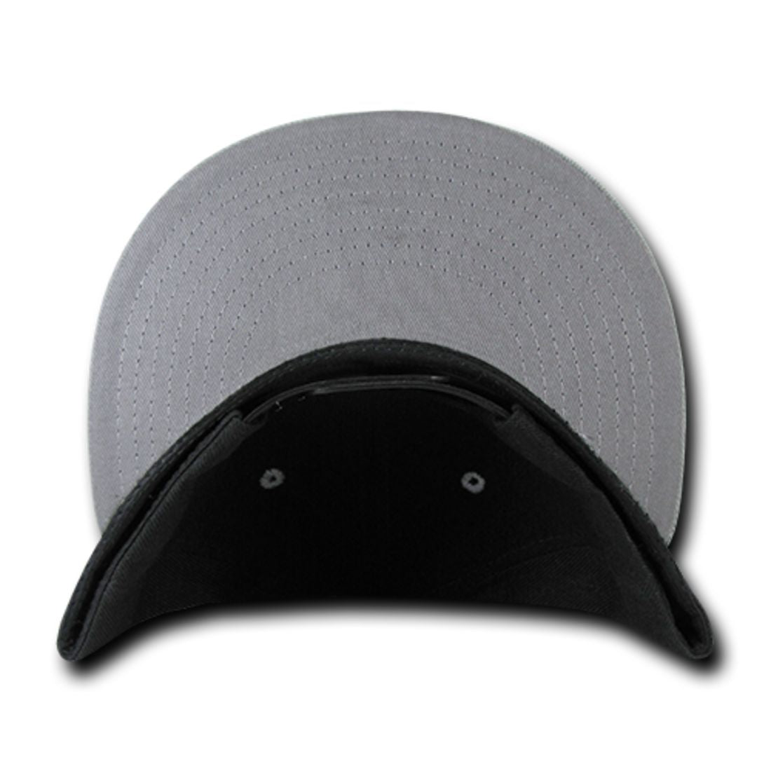 Decky 351 Two Tone High Profile Snapback Hats 6 Panel Flat Bill Baseball Caps