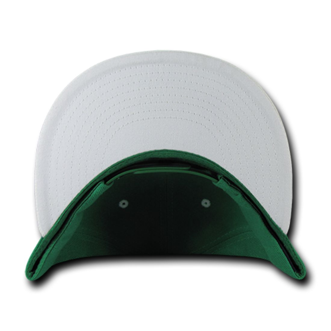 Decky 351 Two Tone High Profile Snapback Hats 6 Panel Flat Bill Baseball Caps