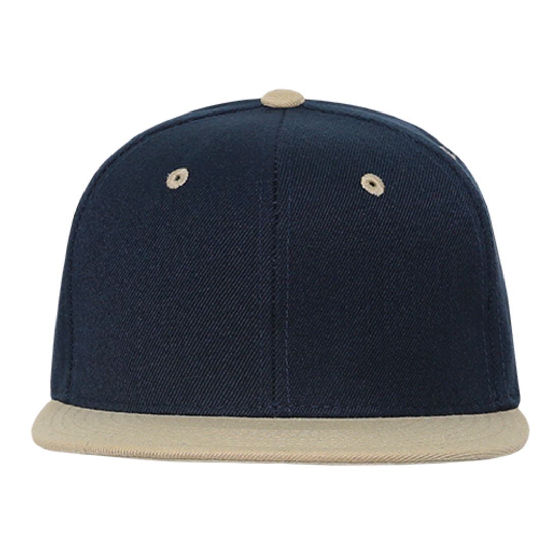 Decky 351 Two Tone High Profile Snapback Hats 6 Panel Flat Bill Baseball Caps