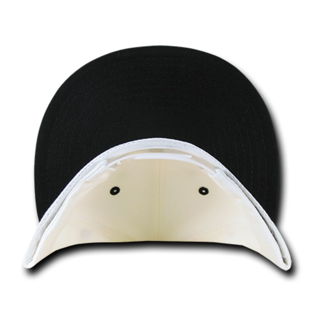 Decky 351 Two Tone High Profile Snapback Hats 6 Panel Flat Bill Baseball Caps