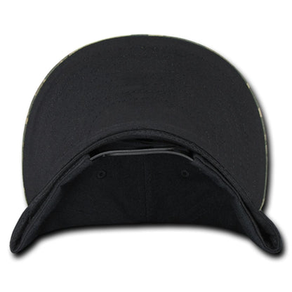 Decky 356 Camouflage Skin Flat Bill Hats High Profile 6 Panel Snapback Caps Wholesale