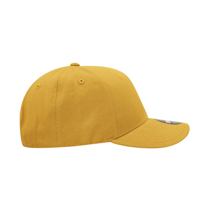 Decky 4001 Pro Twill Cotton Mid Profile Hats 6 Panel Curved Bill Baseball Caps