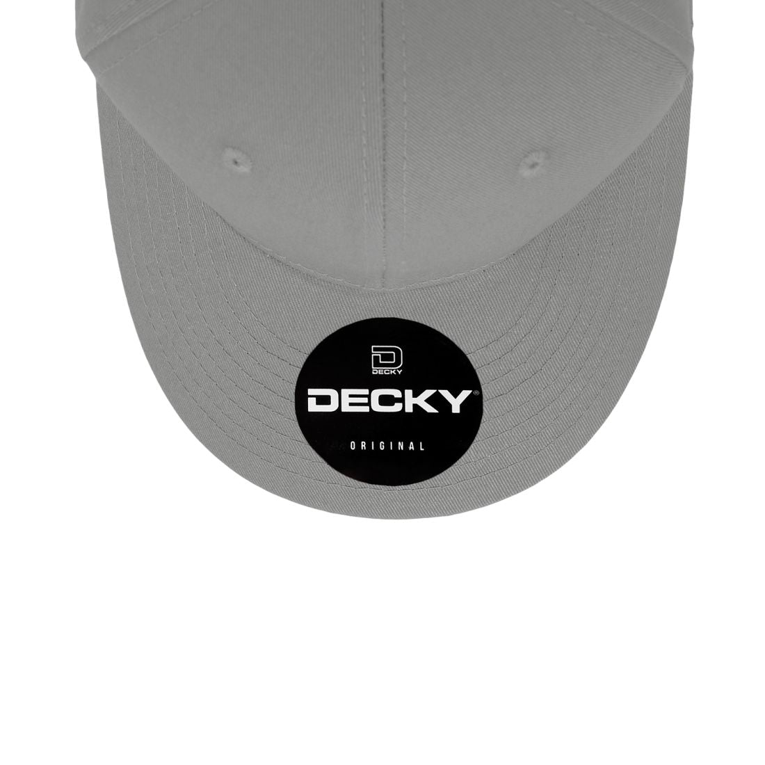 Decky 4001 Pro Twill Cotton Mid Profile Hats 6 Panel Curved Bill Baseball Caps