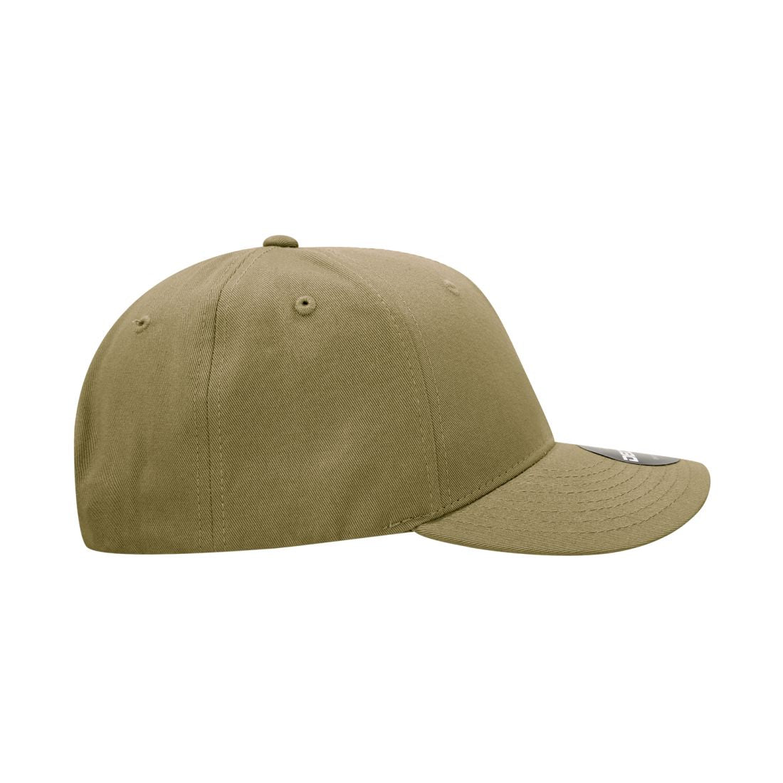 Decky 4001 Pro Twill Cotton Mid Profile Hats 6 Panel Curved Bill Baseball Caps