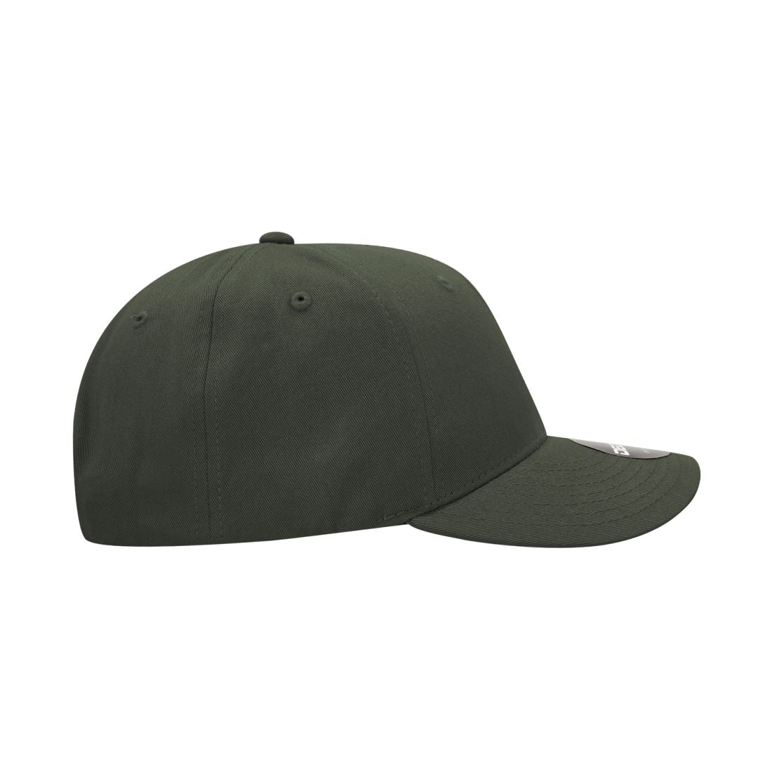 Decky 4001 Pro Twill Cotton Mid Profile Hats 6 Panel Curved Bill Baseball Caps