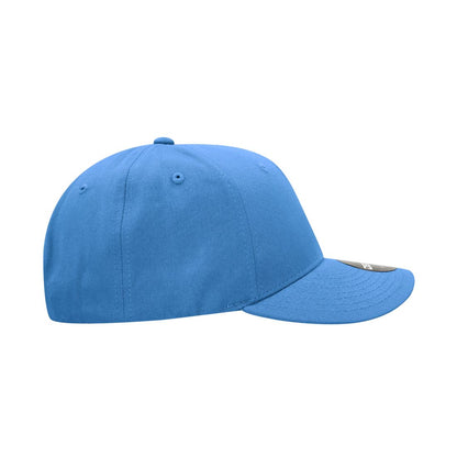 Decky 4001 Pro Twill Cotton Mid Profile Hats 6 Panel Curved Bill Baseball Caps